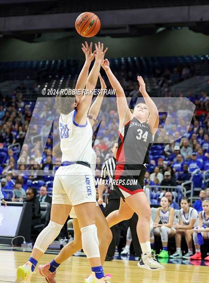 Thumbnail 3 in Rains vs. Shallowater (UIL 3A Basketball Semifinal) photogallery.