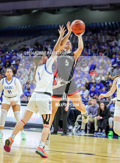 Thumbnail 3 in Rains vs. Shallowater (UIL 3A Basketball Semifinal) photogallery.