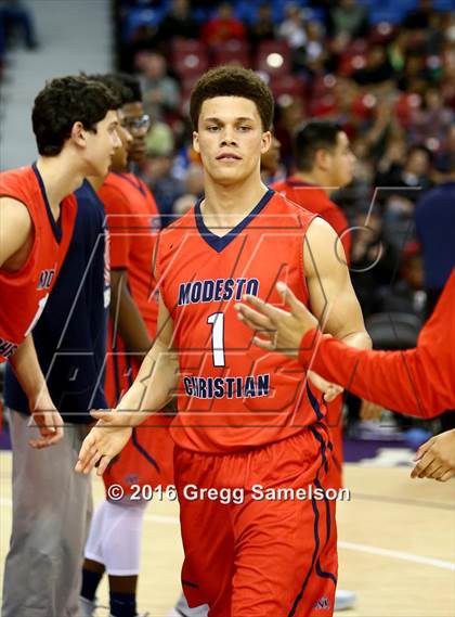 Thumbnail 3 in Folsom vs Modesto Christian (CIF SJS D1 Final) photogallery.