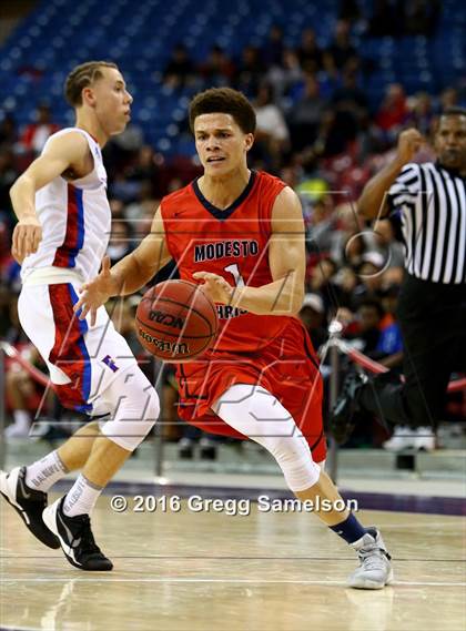 Thumbnail 2 in Folsom vs Modesto Christian (CIF SJS D1 Final) photogallery.