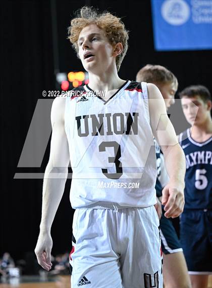 Thumbnail 2 in Olympia vs. Union (WIAA 4A Round 4 State Playoff)  photogallery.