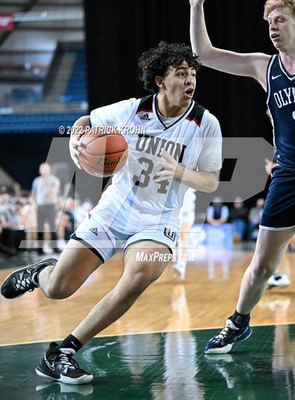Thumbnail 1 in Olympia vs. Union (WIAA 4A Round 4 State Playoff)  photogallery.