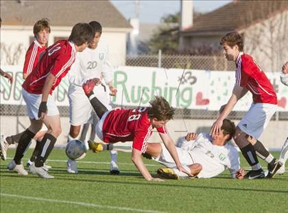 Thumbnail 3 in Harvard-Westlake @ Edison (CIF SS Playoffs) photogallery.