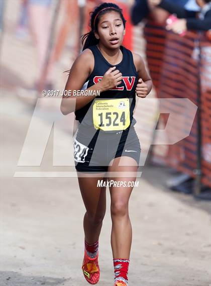 Thumbnail 1 in CIF State Cross Country Championships (Girls D4 Race) photogallery.