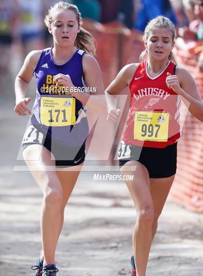 Thumbnail 1 in CIF State Cross Country Championships (Girls D4 Race) photogallery.