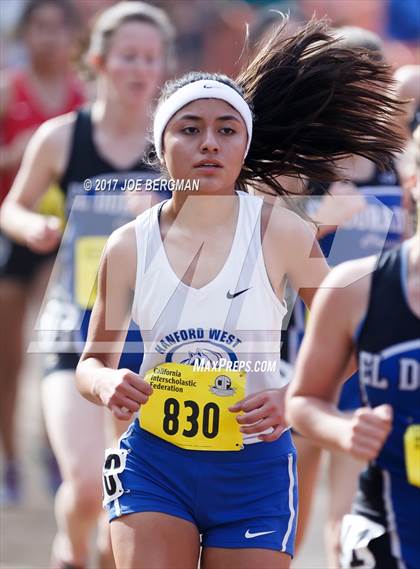 Thumbnail 1 in CIF State Cross Country Championships (Girls D4 Race) photogallery.