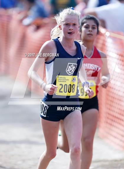 Thumbnail 2 in CIF State Cross Country Championships (Girls D4 Race) photogallery.