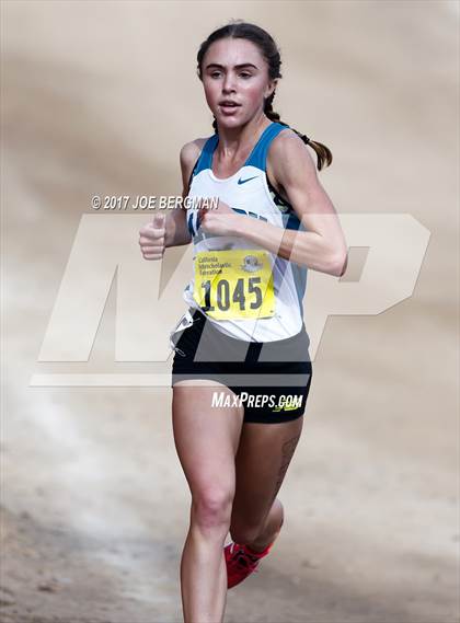 Thumbnail 2 in CIF State Cross Country Championships (Girls D4 Race) photogallery.