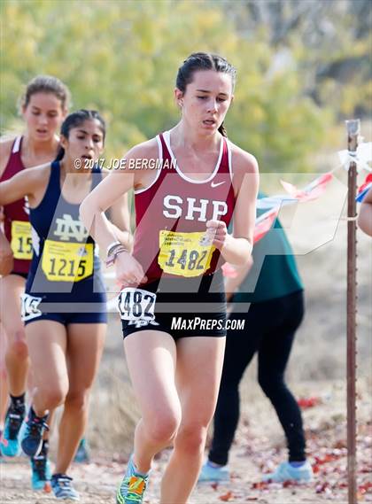 Thumbnail 1 in CIF State Cross Country Championships (Girls D4 Race) photogallery.