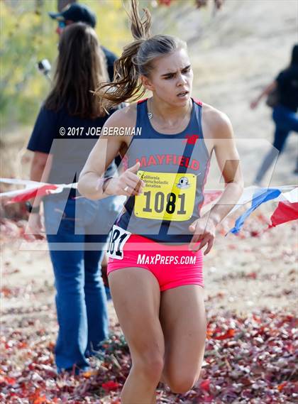 Thumbnail 2 in CIF State Cross Country Championships (Girls D4 Race) photogallery.