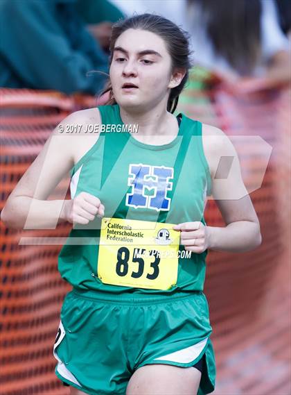 Thumbnail 2 in CIF State Cross Country Championships (Girls D4 Race) photogallery.