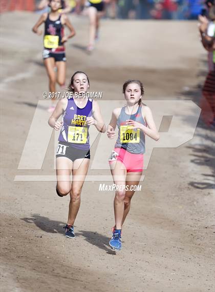 Thumbnail 1 in CIF State Cross Country Championships (Girls D4 Race) photogallery.