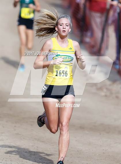 Thumbnail 2 in CIF State Cross Country Championships (Girls D4 Race) photogallery.