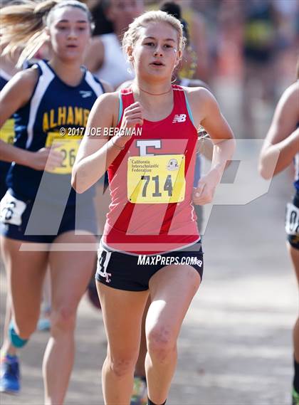 Thumbnail 1 in CIF State Cross Country Championships (Girls D4 Race) photogallery.
