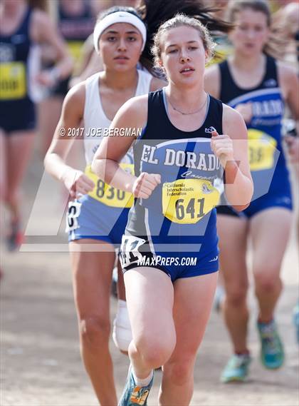Thumbnail 2 in CIF State Cross Country Championships (Girls D4 Race) photogallery.