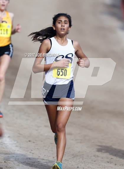Thumbnail 1 in CIF State Cross Country Championships (Girls D4 Race) photogallery.