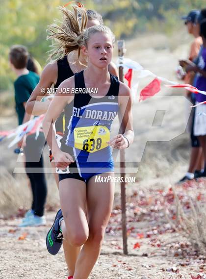 Thumbnail 2 in CIF State Cross Country Championships (Girls D4 Race) photogallery.