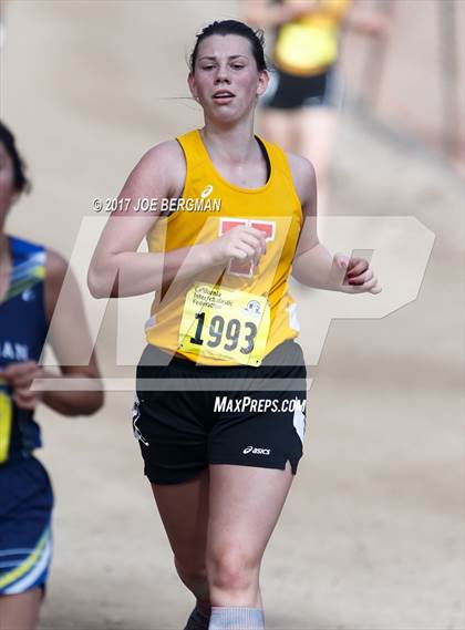 Thumbnail 1 in CIF State Cross Country Championships (Girls D4 Race) photogallery.