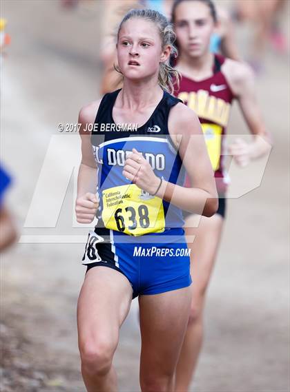 Thumbnail 3 in CIF State Cross Country Championships (Girls D4 Race) photogallery.