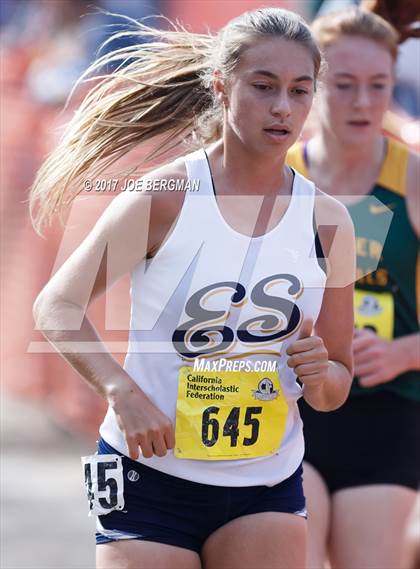 Thumbnail 2 in CIF State Cross Country Championships (Girls D4 Race) photogallery.