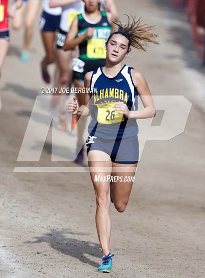 Thumbnail 3 in CIF State Cross Country Championships (Girls D4 Race) photogallery.