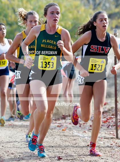 Thumbnail 1 in CIF State Cross Country Championships (Girls D4 Race) photogallery.