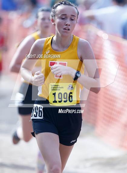 Thumbnail 1 in CIF State Cross Country Championships (Girls D4 Race) photogallery.