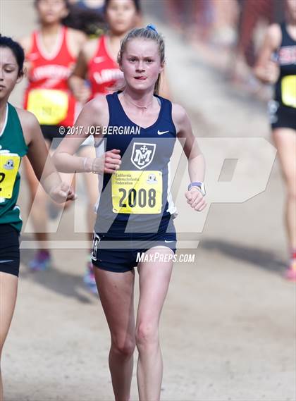 Thumbnail 3 in CIF State Cross Country Championships (Girls D4 Race) photogallery.