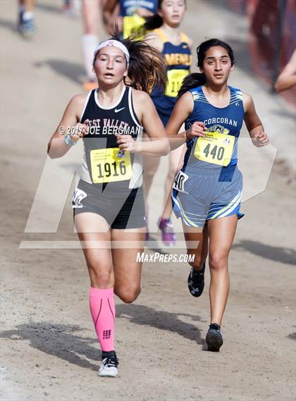 Thumbnail 3 in CIF State Cross Country Championships (Girls D4 Race) photogallery.