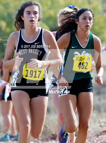 Thumbnail 1 in CIF State Cross Country Championships (Girls D4 Race) photogallery.