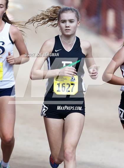 Thumbnail 1 in CIF State Cross Country Championships (Girls D4 Race) photogallery.