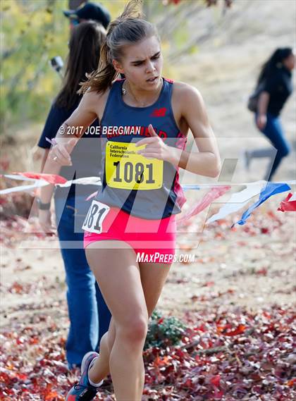 Thumbnail 1 in CIF State Cross Country Championships (Girls D4 Race) photogallery.