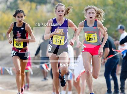 Thumbnail 1 in CIF State Cross Country Championships (Girls D4 Race) photogallery.