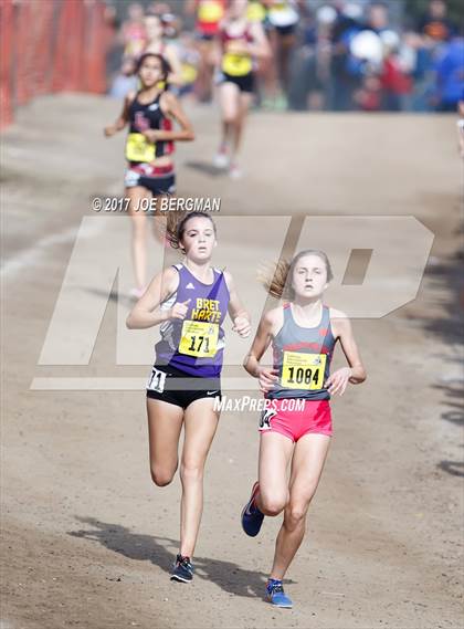 Thumbnail 3 in CIF State Cross Country Championships (Girls D4 Race) photogallery.