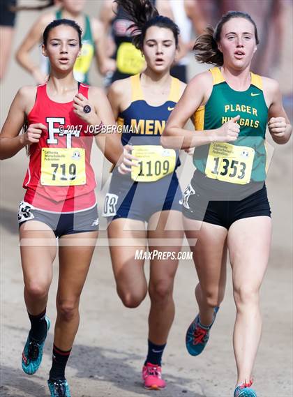 Thumbnail 2 in CIF State Cross Country Championships (Girls D4 Race) photogallery.