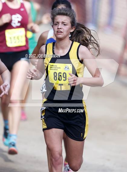 Thumbnail 2 in CIF State Cross Country Championships (Girls D4 Race) photogallery.