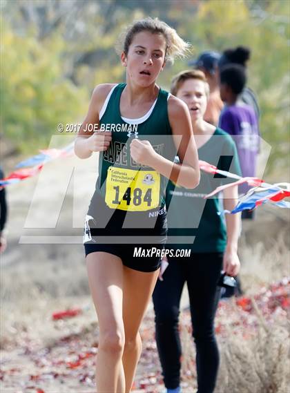 Thumbnail 2 in CIF State Cross Country Championships (Girls D4 Race) photogallery.
