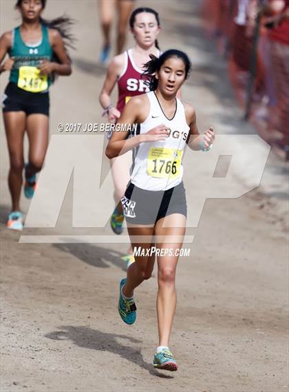 Thumbnail 3 in CIF State Cross Country Championships (Girls D4 Race) photogallery.
