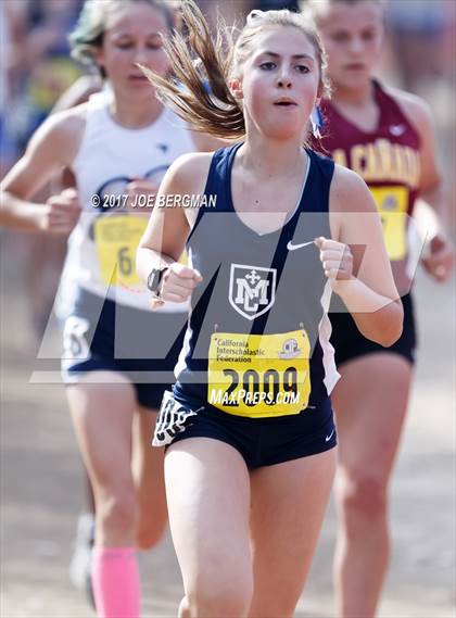 Thumbnail 1 in CIF State Cross Country Championships (Girls D4 Race) photogallery.