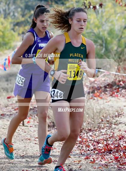 Thumbnail 1 in CIF State Cross Country Championships (Girls D4 Race) photogallery.