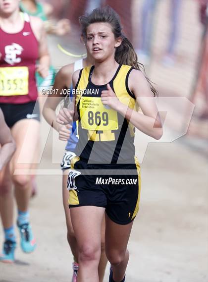 Thumbnail 1 in CIF State Cross Country Championships (Girls D4 Race) photogallery.