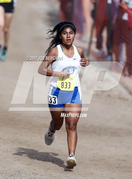 Thumbnail 3 in CIF State Cross Country Championships (Girls D4 Race) photogallery.