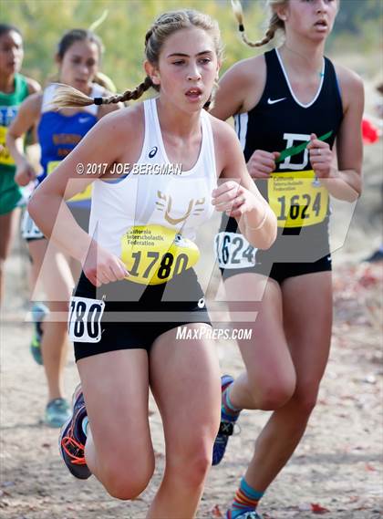 Thumbnail 2 in CIF State Cross Country Championships (Girls D4 Race) photogallery.