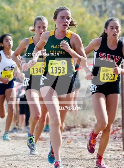 Thumbnail 2 in CIF State Cross Country Championships (Girls D4 Race) photogallery.