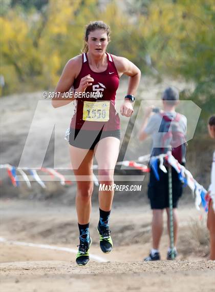 Thumbnail 1 in CIF State Cross Country Championships (Girls D4 Race) photogallery.