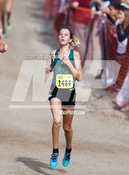 Thumbnail 1 in CIF State Cross Country Championships (Girls D4 Race) photogallery.