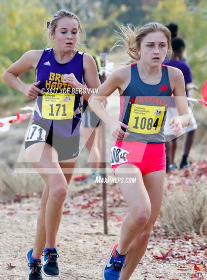 Thumbnail 3 in CIF State Cross Country Championships (Girls D4 Race) photogallery.