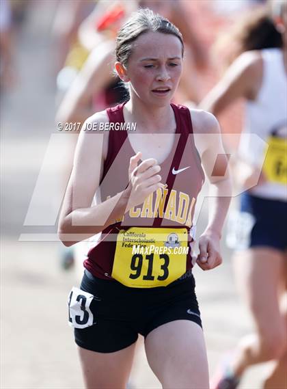 Thumbnail 1 in CIF State Cross Country Championships (Girls D4 Race) photogallery.