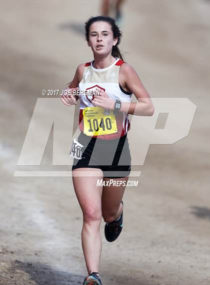 Thumbnail 2 in CIF State Cross Country Championships (Girls D4 Race) photogallery.