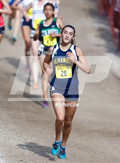 Thumbnail 1 in CIF State Cross Country Championships (Girls D4 Race) photogallery.